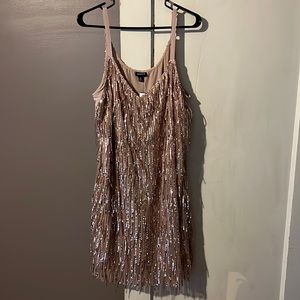 Torrid gold sequined size 2 dress